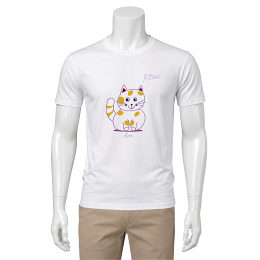 เสื้อยืดลายแมวอ้วน